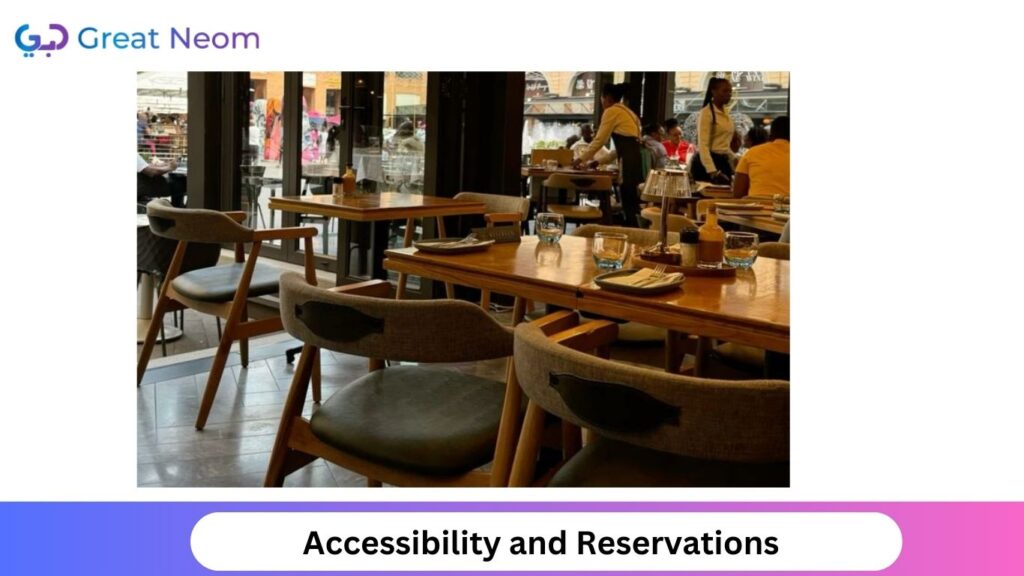 Accessibility and Reservations at 3bk restaurant
