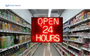 24-hour supermarkets near me